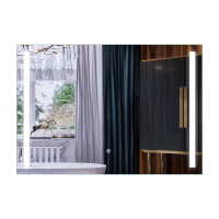 Дзеркало LINES MR18-1000x700-Reverse з Led Touch, Anti-fog, димером, регулятором яскравості (MP6627)